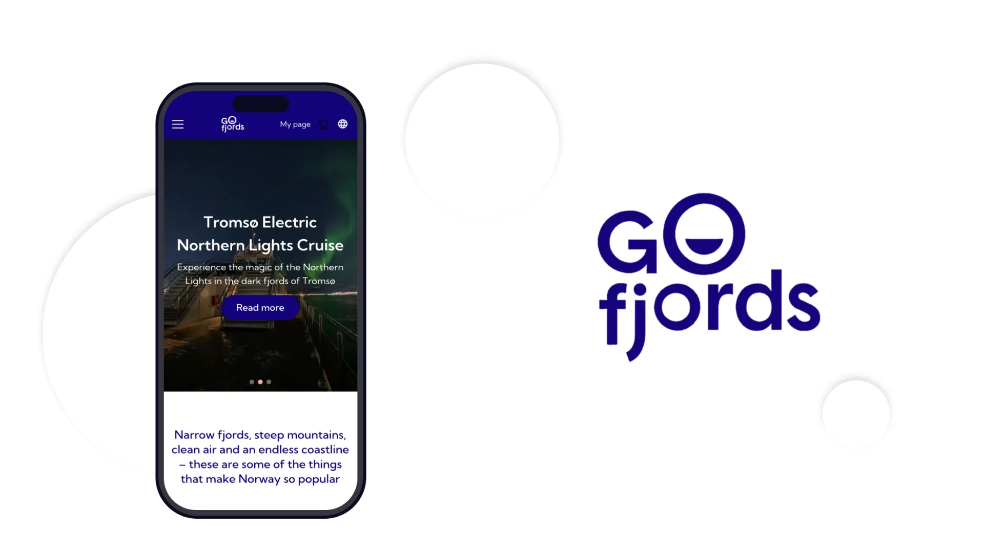 Magora IT company project: GoFjords