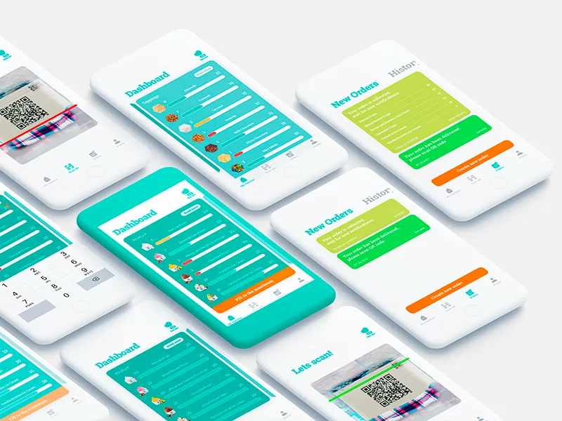 colourful ui designs