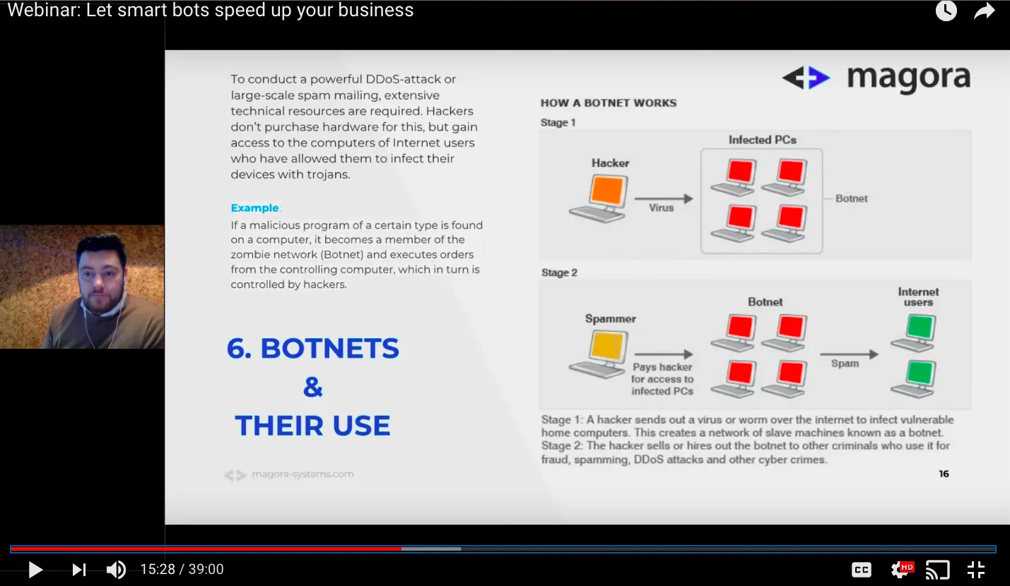 webinar ai bots, botnets