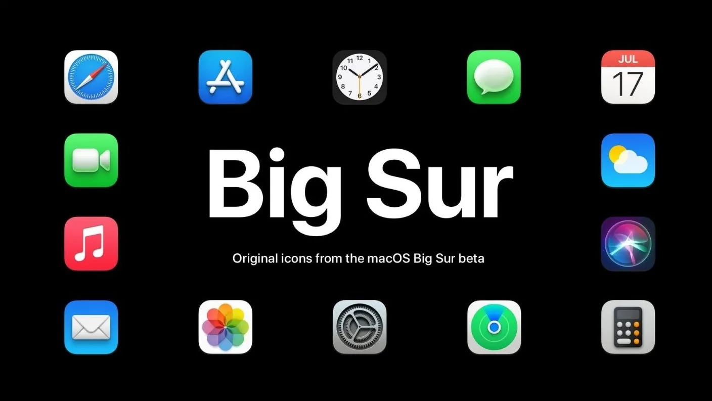 macOS Big Sur 3D icons